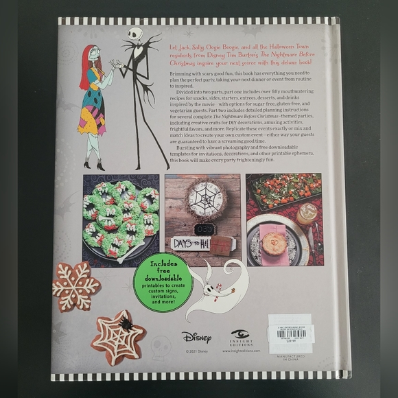 Disney The Nightmare Before Christmas Entertaining Guide & Cookbook - Picture 2 of 2